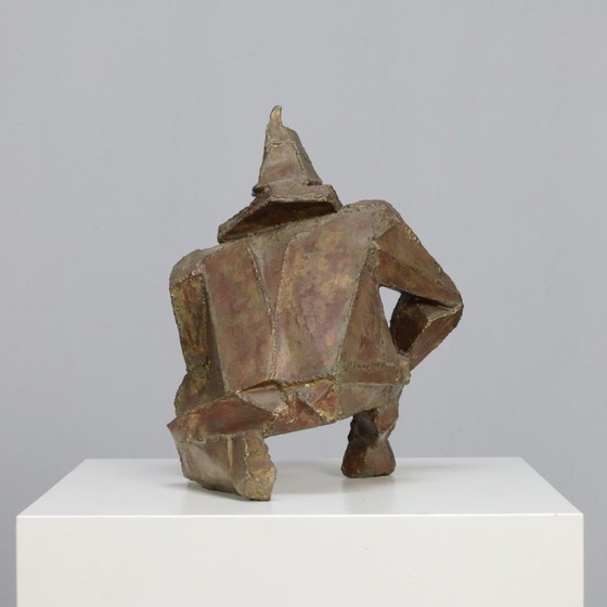 Image 1 of “Starke Jâan” Sculpture in Welded Steel by Louk van Meurs, Netherlands, c. 1970s