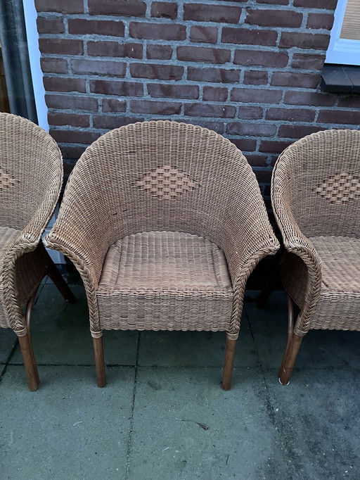 Scandinavisch style fauteuils tulpen stoel rotan 