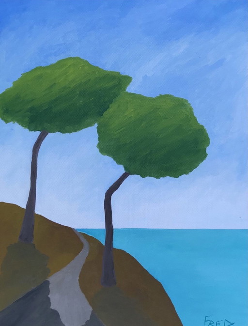 Oil on canvas 42x30cm.