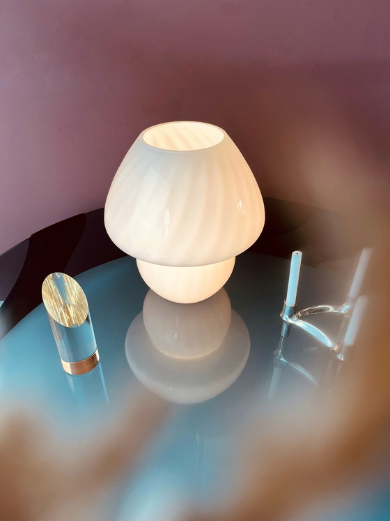 Image 1 of Lámpara de mesa con forma de hongo en espiral de Peill & Putzler