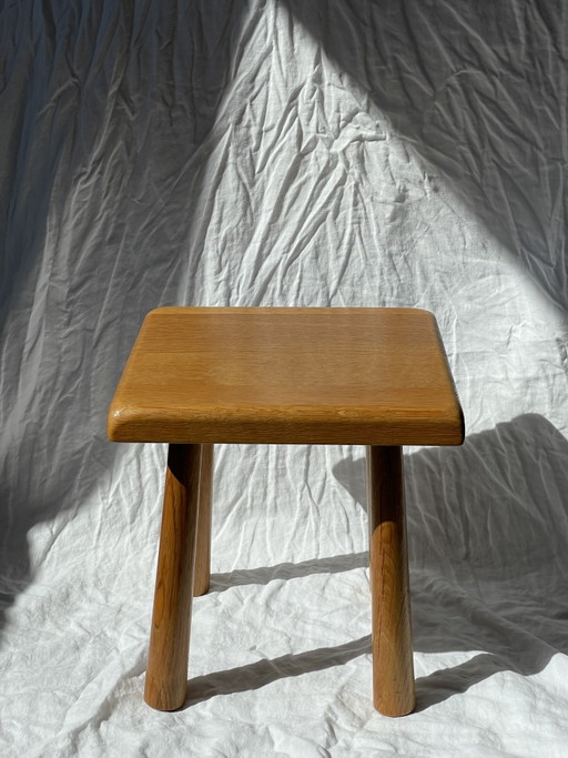 Tavolino laterale vintage in rovere, design Mid-Century Modern, anni '60 – bijzettafels, Wood