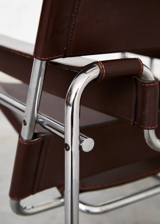 Wassily-Stuhl von Marcel Breuer für Knoll International – Sessel, Leather (photo 9 of 18)