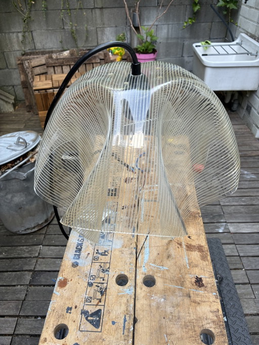 German Space Age Acrylic Pendant Lamp (ca. 1972–1976) – hanglampen, Plastic, Plexiglass