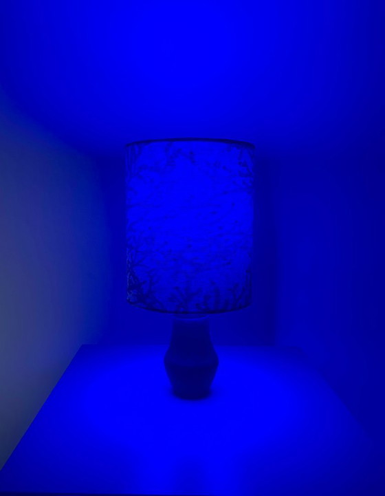 Image 1 of Reizende kleine Mini-Tischlampe - kabellos, upgecykelt aus Scheurich Vase 50er Jahre