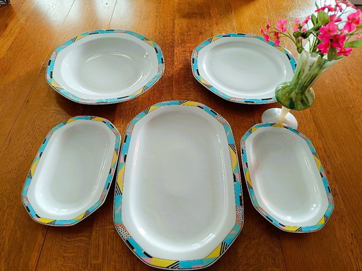 Set di 5 piatti modello Winterling Bavaria Röslau