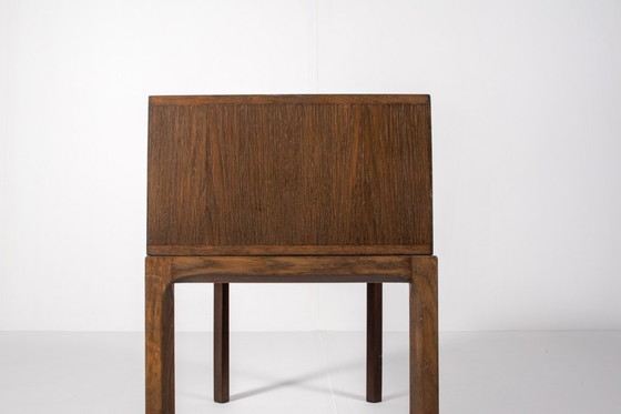 Image 1 of Kai Kristiansen für Aksel Kjersgaard – dänischer moderner Konsolentisch und Spiegel