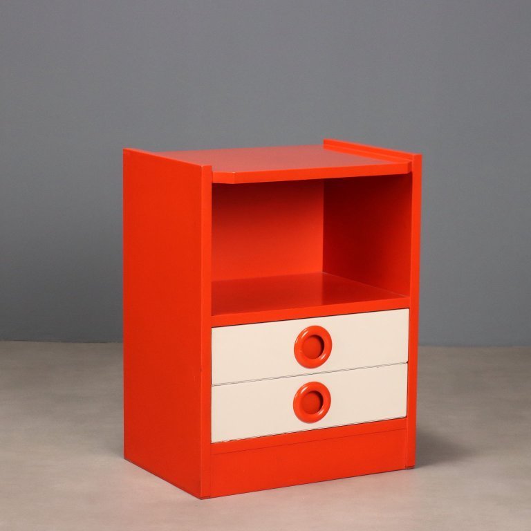ヴィンテージ ネスティングシェルフ 5点セット オレンジ ポストモダン 70s nightstand | €300 | Whoppah