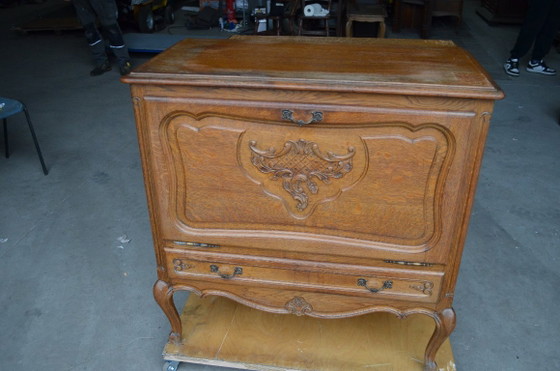 Vintage Chest Of Drawers (1970s/80s) – Metal, Wood (photo 5 of 8)