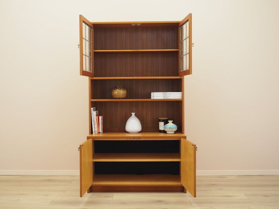 Librería de chapa de teca con estantes ajustables, diseño danés moderno, años 70 – Wood (photo 4 of 17)