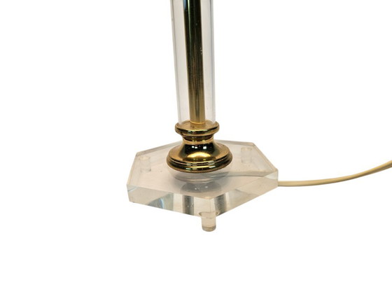 Image 1 of Lucite - vintage table lamp - plexiglass - Hollywood Regency - Germany - 70s