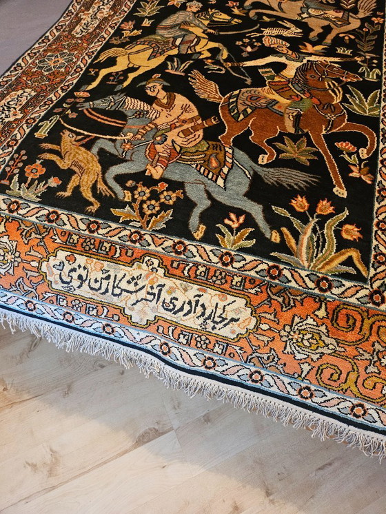 Image 1 of 1 alfombra oriental anudada a mano