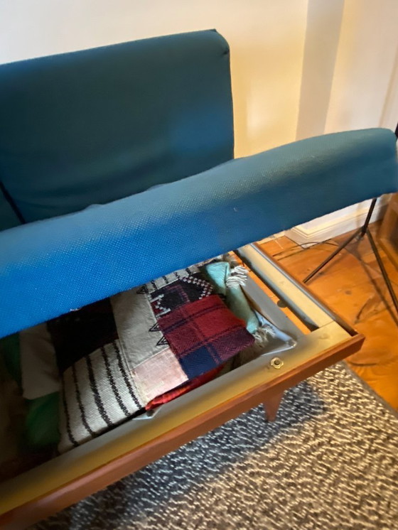 Image 1 of  Sofagruppe, 3-teilig – 60er-Jahre Teak Daybed-Set