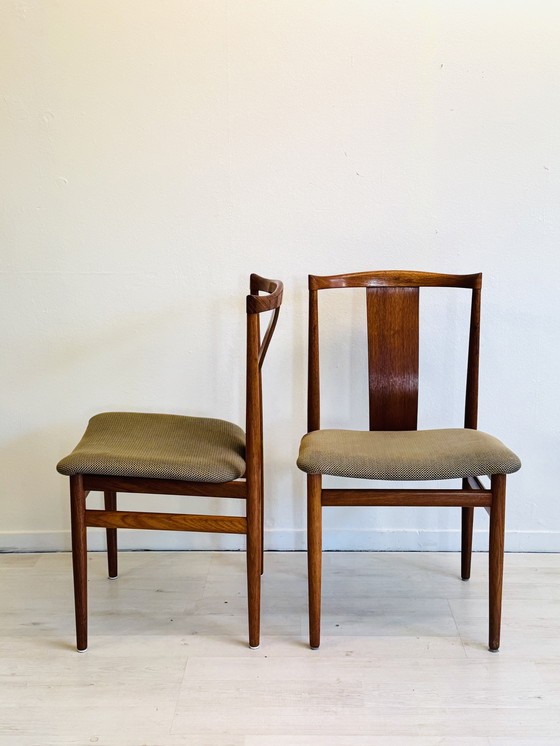 Image 1 of 6 Danish vintage dining chairs – Henning Sørensen for Danex (1960s)