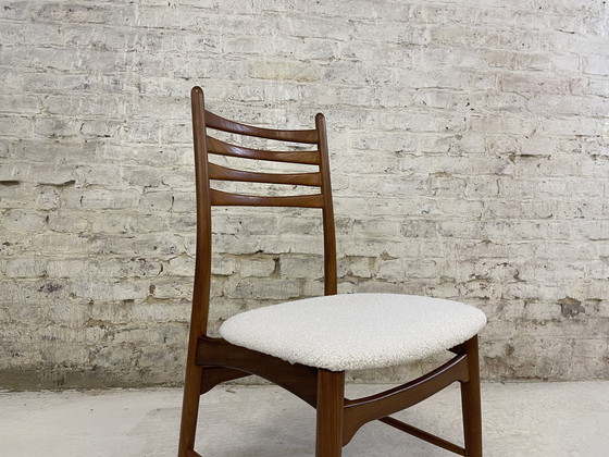 Image 1 of Chaise en teck vintage Bouclè by Georg Leowald