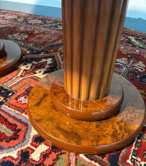 Image 1 of Art Deco coffee table in burr veneer
