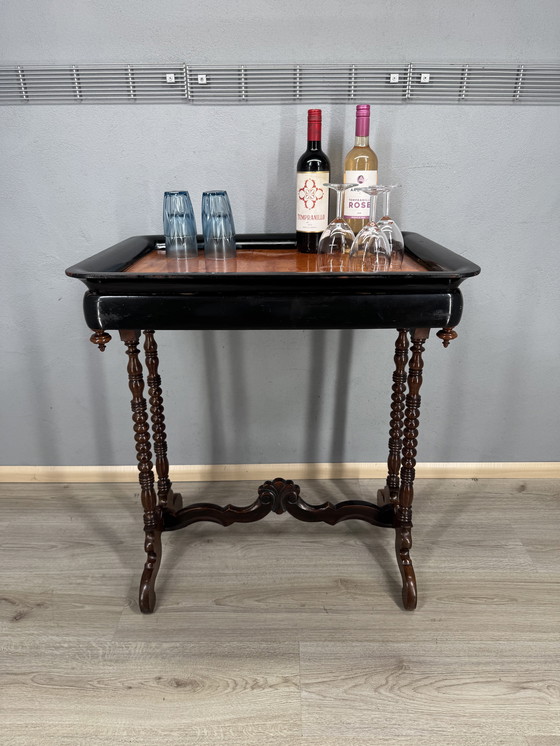 Image 1 of Mesa de té o bandeja antigua (ca. 1850-1900)