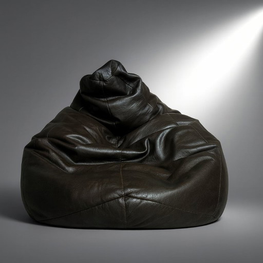 Poltrona sacco nello stile di Gatti, Paolini, Teodoro per Zanotta – zitzakken, Leather