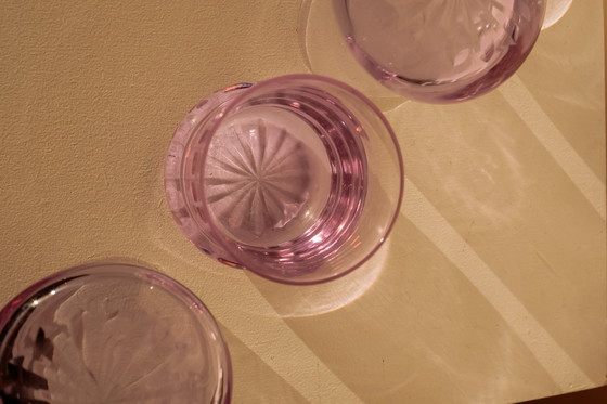 Image 1 of Vintage Italian lilac glasses, set of 4