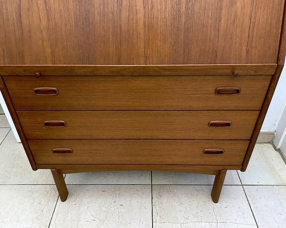 Image 1 of Vintage Deense secretaire Bernhard Pedersen & Zoon
