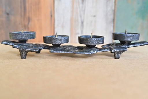 Portacandele brutalista - vintage anni '60