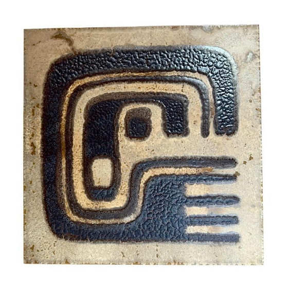 Image 1 of Conjunto de 3 paneles de pared de cerámica grandes – Alemania, década de 1970