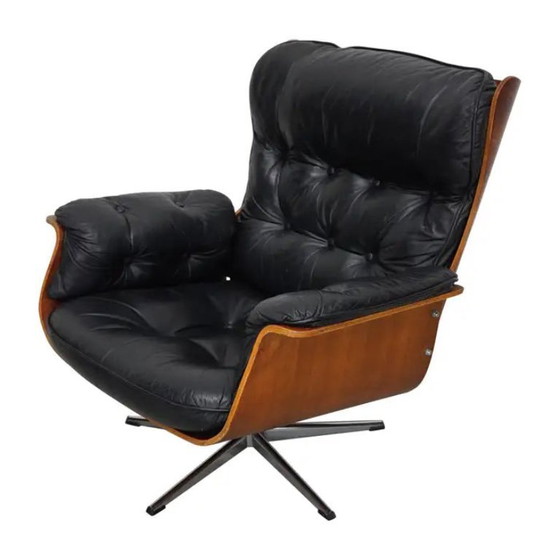 Image 1 of Vintage Fauteuil / Loungestoel Door Martin Stoll Voor Giroflex, Duitsland, Jaren 1960