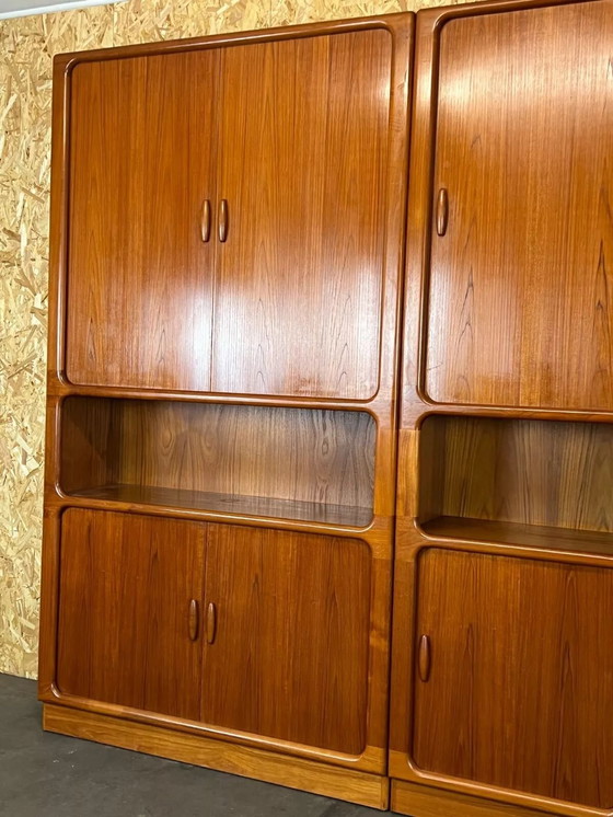 Image 1 of 70s Dyrlund Teak Shelf Wall Unit Danish Modern Design Denmark