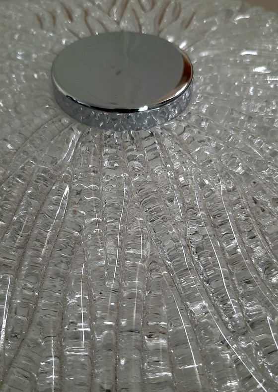 Image 1 of Lampada da soffitto in vetro ghiaccio Kaiser Leuchten