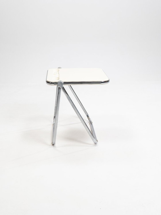 Image 1 of Vintage beige Platone opklapbaar bureau van Giancarlo Piretti voor Anonima Castelli, jaren 70