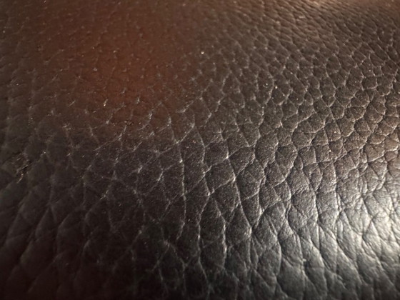 Image 1 of STELLAR WORKS design stool in black leather and brass