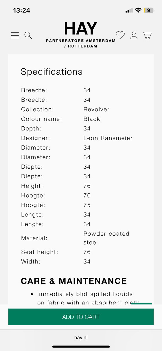 Image 1 of Taburetes de bar Hay Revólver