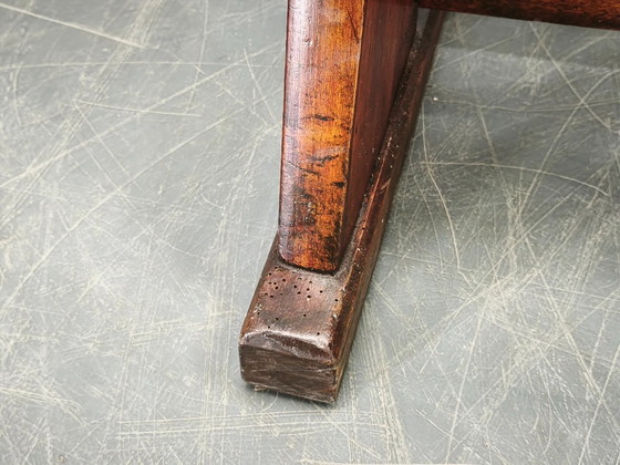 Image 1 of Zeldzame Tsjechoslowaakse bioscoopbank met drie zitplaatsen uit de jaren 1920, in Thonet-stijl.