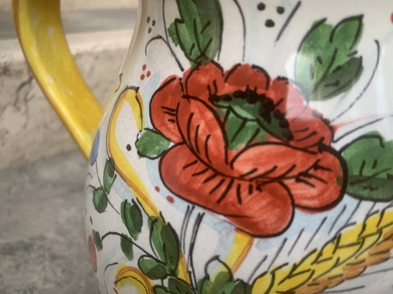 Image 1 of Coppia caraffe anni 60/80 aritistiche deruta 