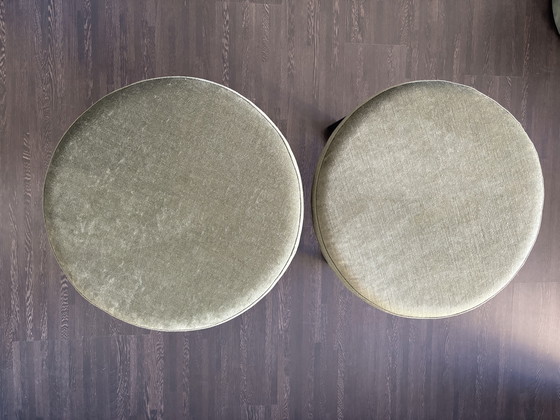 Image 1 of DURAN side table / pouf / stool 2x as good as new.