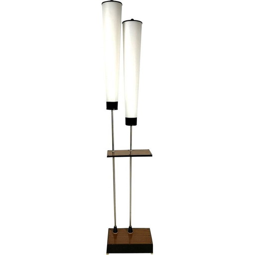 Vintage dubbele standaardlamp, Oost-Duits 1970