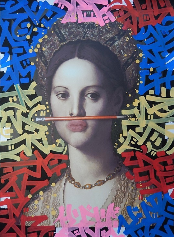 Image 1 of Artist's canvas - Enigma 9 - No pen no gain 2