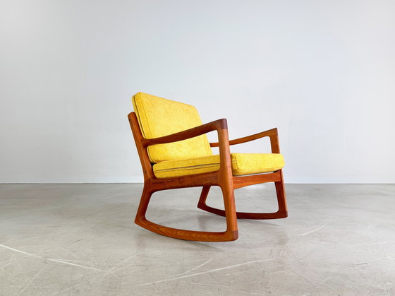 Image 1 of Midcentury rocking chair France & Søn Ole Wanscher danish teak
