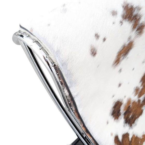 Replica Vintage LC4 Chaise Longue Pelle di Mucca Classico del Design, Sedie da camera, polished steel (foto 11 di 11)