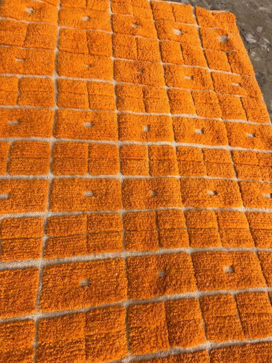 Image 1 of Oranger Berberwollteppich 250 cm x 150 cm