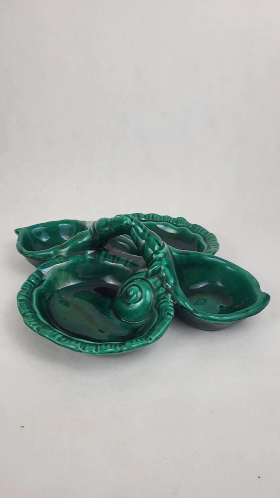 Plat de service en céramique Vallauris – Vaisselle, Porcelain, Ceramic, Vintage (photo 4 of 11)