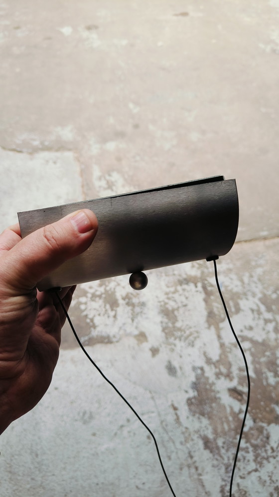 Image 1 of Lampada a sospensione minimalista spaziale anni &#39;80 Hala Halogen Design