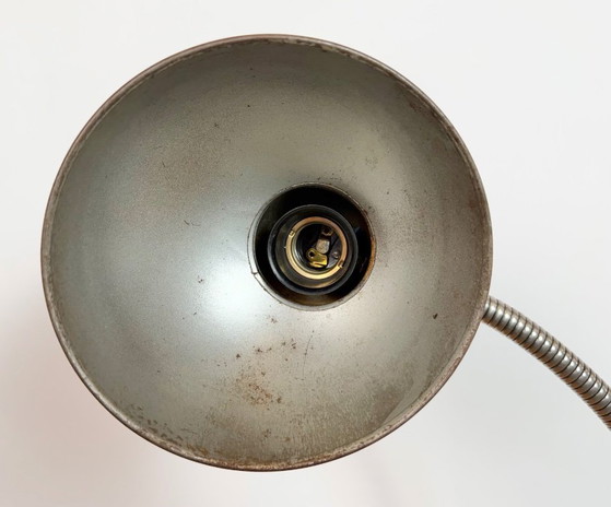 Image 1 of Industrial Workshop Gooseneck Table Lamp, 1960s