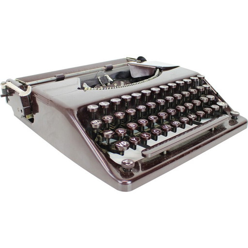 Máquina de escribir de mediados de siglo de Olympia-Plana, Alemania, 1940