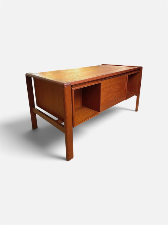 Scrivania scandinava in teak di HP Hansen, Danimarca 1970 – Mobili, Legno (photo 7 of 7)