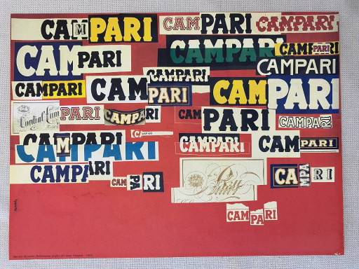 Bruno Munari pour Campari Tirage d'art graphique, 1985