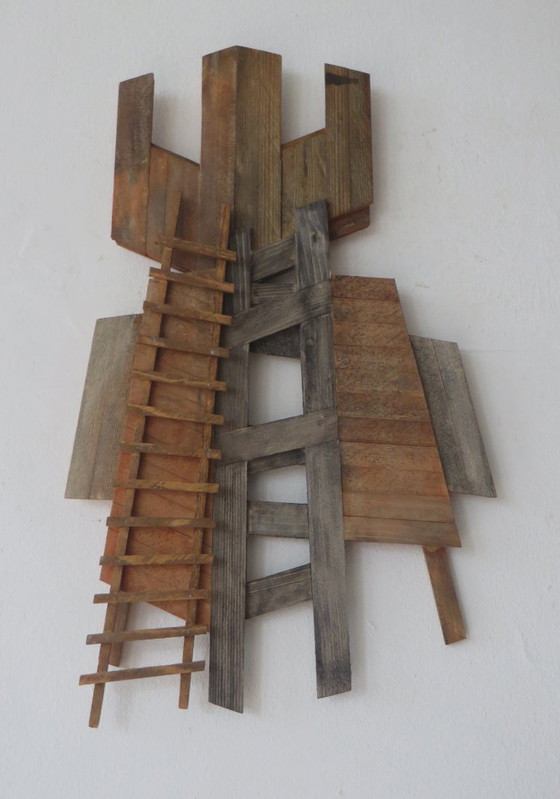 Eric van Solm - ´High up´ – Beeldhouwkunst, Hout (photo 7 of 8)