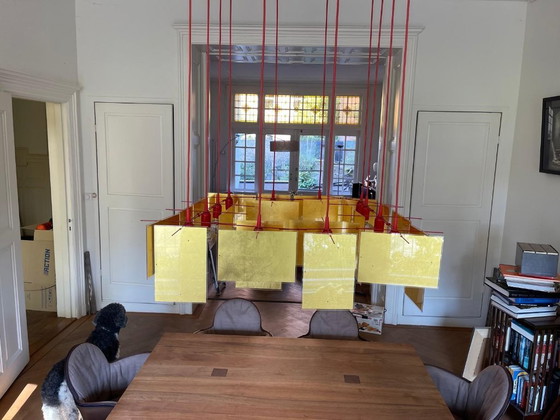 Image 1 of Lámpara colgante Ingo Maurer azul 24 quilates