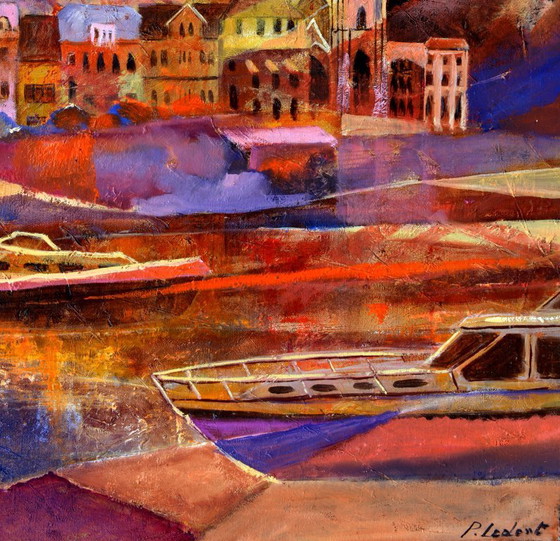 Dinant, town in Belgium – Pol Ledent, Art, Canvas (photo 4 of 5)