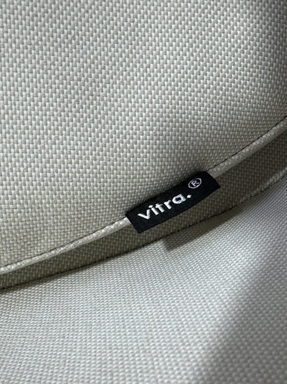 (3 disponibles) Fauteuil Vitra Waver - Konstantin Grcic - blanc/vert - fauteuil pivotant - modèle discontinué (photo 3 of 5)