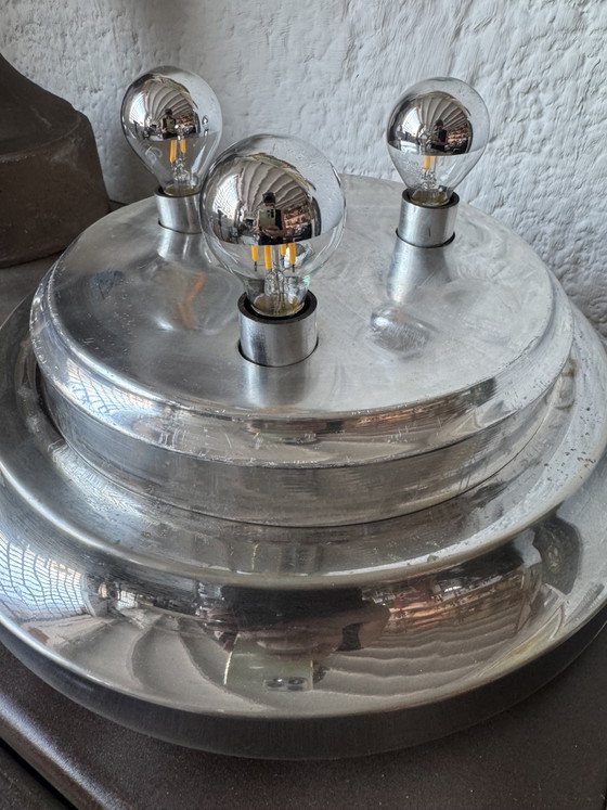 Image 1 of 1970s Space Age bubble glass table lamp
